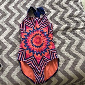 Tribal Print One Piece Bathing Suit